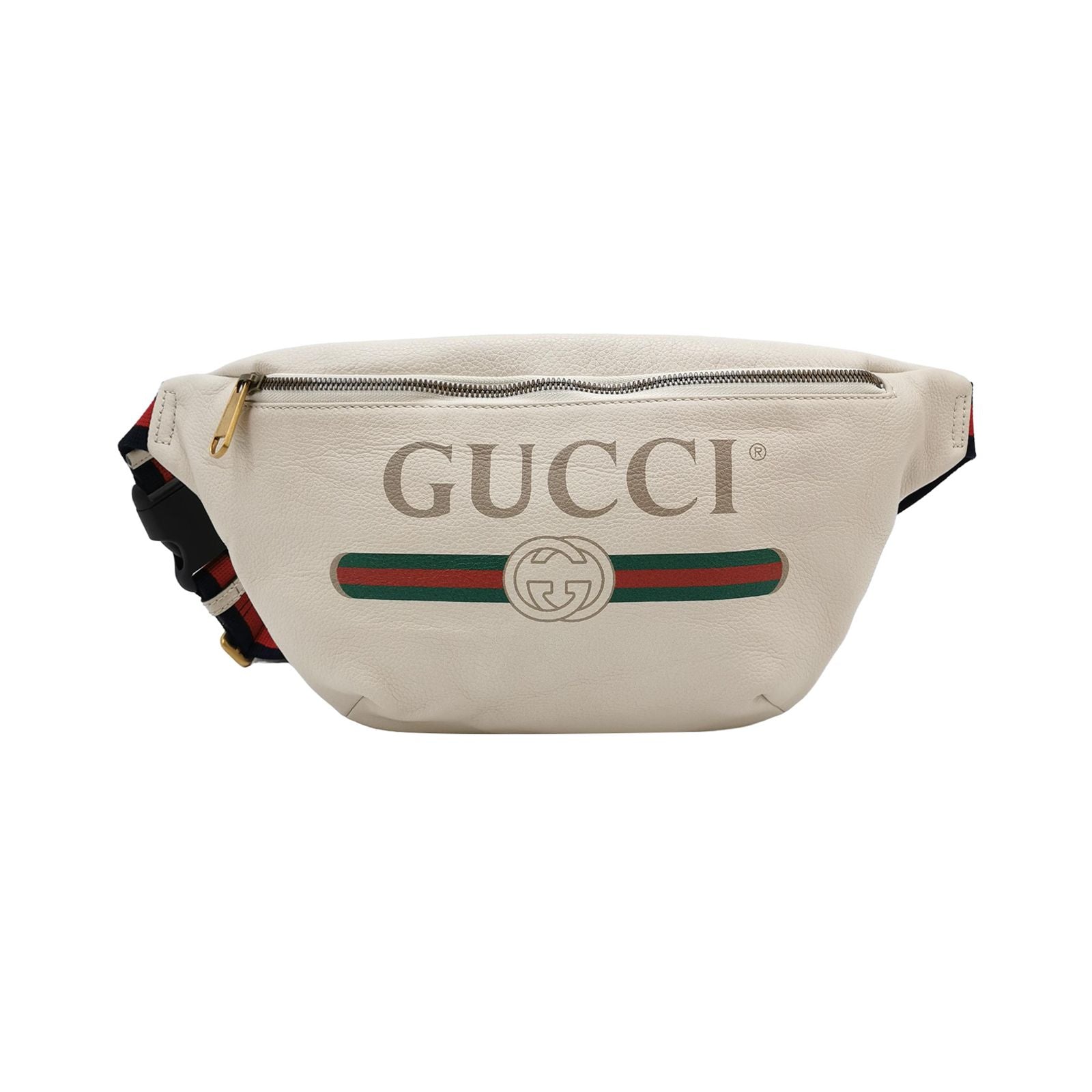Gucci Print Leather Waist Bag Chest Bag 250326781121552