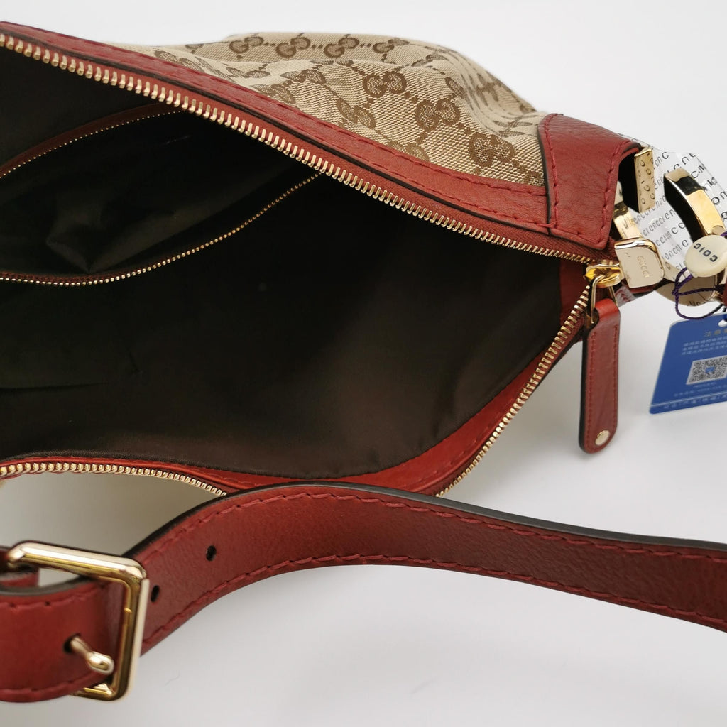 Gucci GG Canvas Zip Shoulder Bag 250327781122946