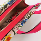 Gucci Floral Print GG Canvas Shoulder Bag 250326781122404