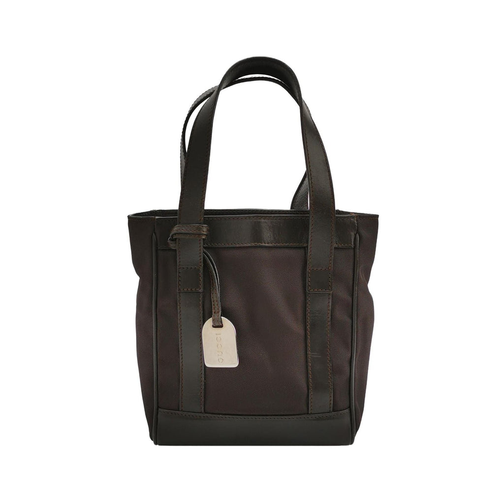 Gucci Leather and Nylon Solid Logo Handbag 250325781120303