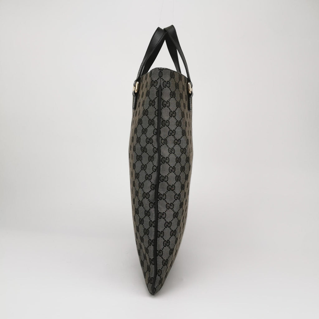 Gucci GG Canvas and Leather Tote Bag 250327781122671
