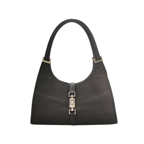 Gucci Jackie Leather Canvas Shoulder Bag 250328781124868