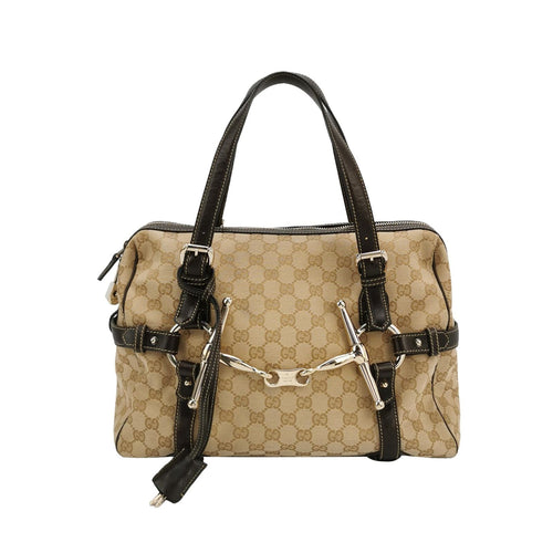 Gucci GG Canvas and Leather Vintage Shoulder Bag 250328781125111