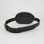 Gucci GG Marmont Small Leather Quilted GG Logo Round Waist Bag Chest Bag 250327781123286