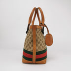 Gucci GG Canvas and Leather Shoulder Bag 250324781118372