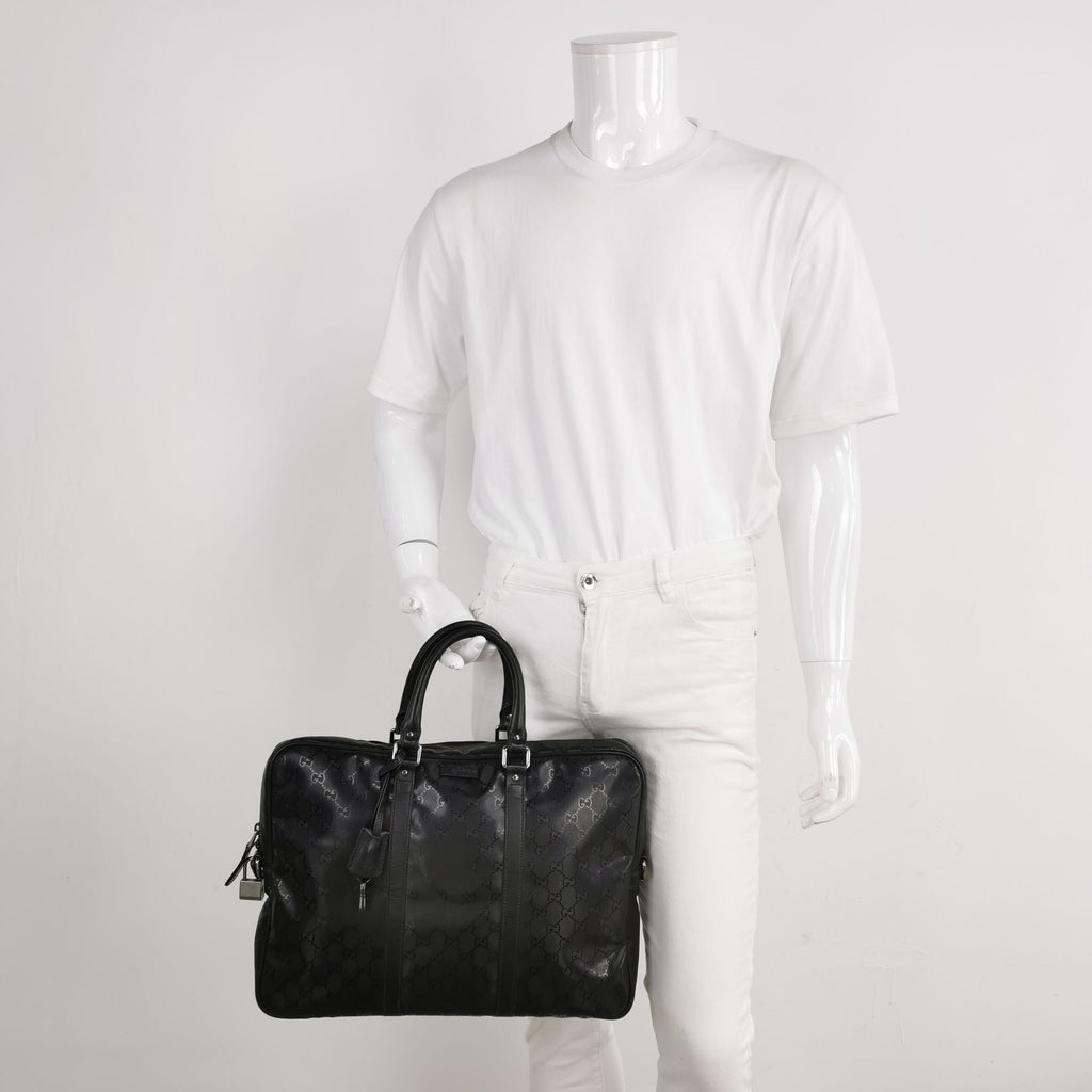 Gucci GG Monogram Leather Handbag 250324781118543