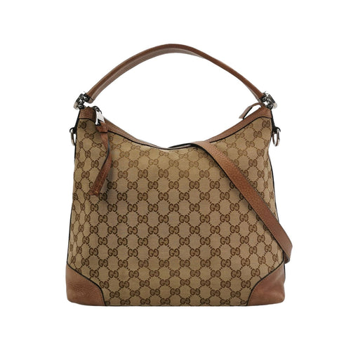 Gucci GG Canvas and Leather Crossbody Shoulder Bag 250324781119000