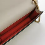 Gucci GG Embossed Leather Cherry Crossbody Shoulder Bag 037852500631