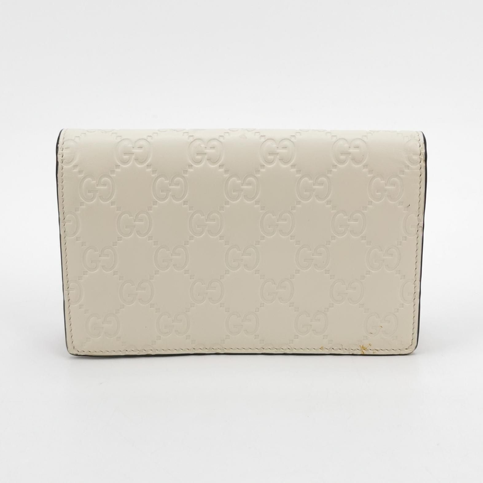 Gucci GG Embossed Leather Cherry Crossbody Shoulder Bag 037852500631