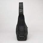 Gucci Jackie Leather and Canvas GG Monogram Metal Buckle Vintage Shoulder Bag 250322781116517