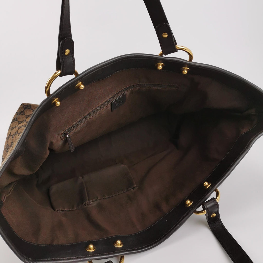Gucci GG Canvas and Leather Tote Bag 250323781117320