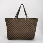 Gucci GG Canvas and Leather Tote Bag 250323781117320