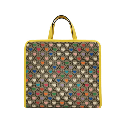 Gucci Leather Heart Print GG Logo Children's Handbag 250325781119592