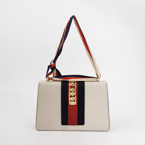 Gucci Sylvie Small Leather Shoulder Bag 250321781114127