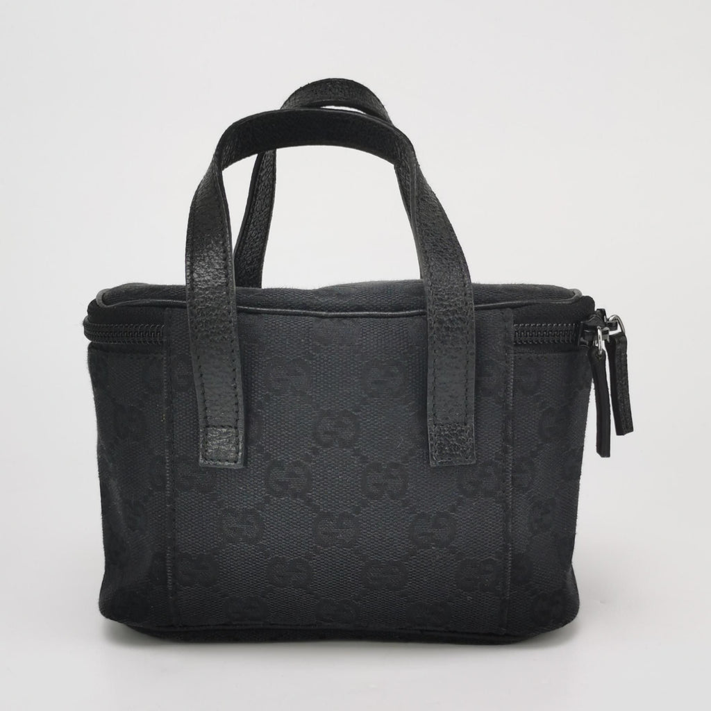 Gucci GG Canvas and Leather Vintage Handbag 250322781116505