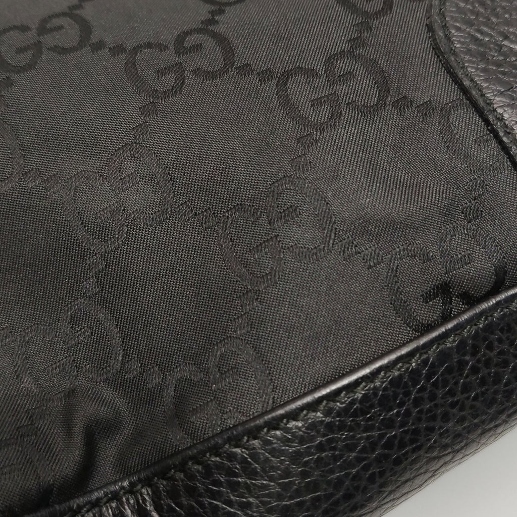 Gucci GG Canvas and Leather Shoulder Bag 250323781117553