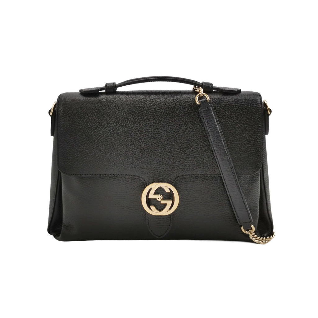Gucci Interlocking G Leather Crossbody Shoulder Bag 250321781114761