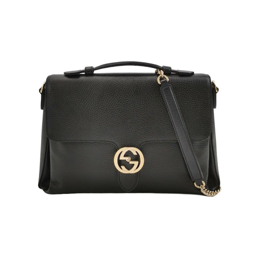 Gucci Interlocking G Leather Crossbody Shoulder Bag 250321781114761
