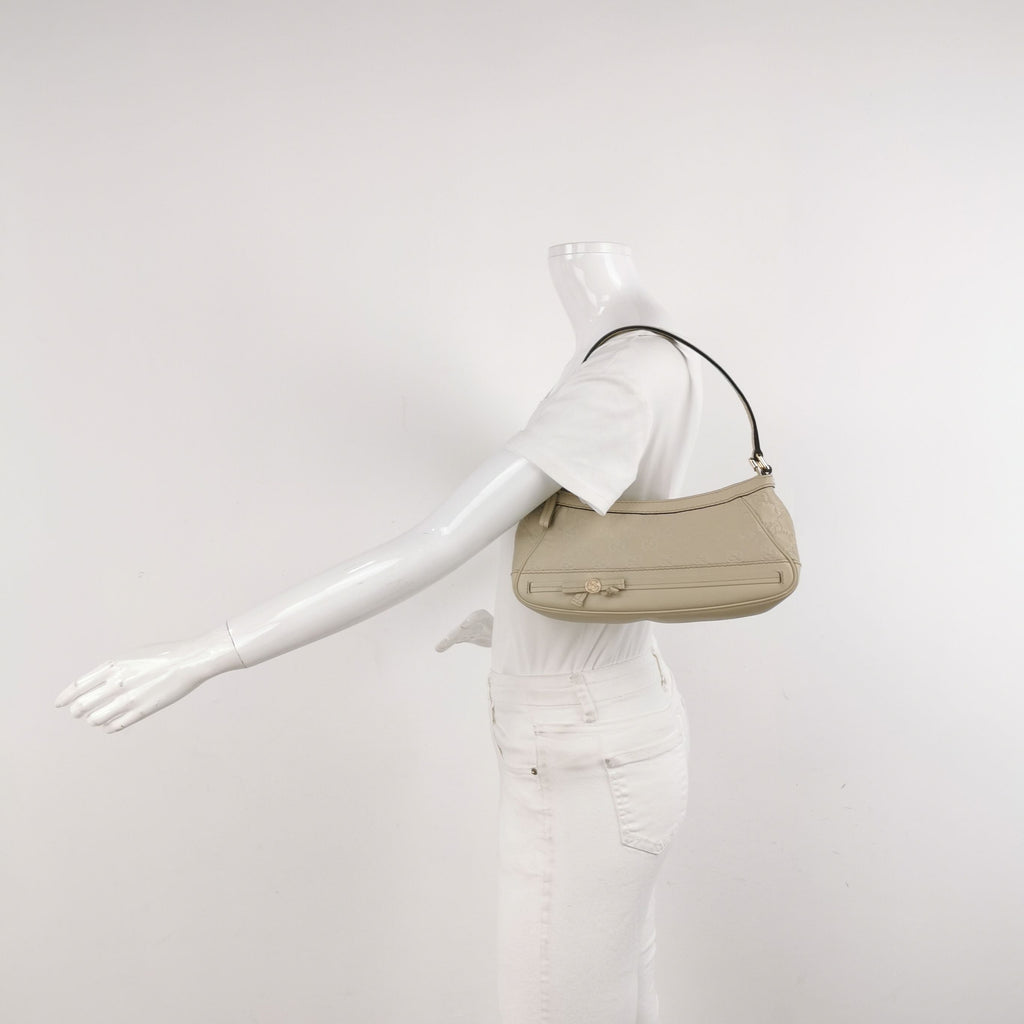 Gucci GG Supreme Canvas Bow Decor Shoulder Bag 250320781112790