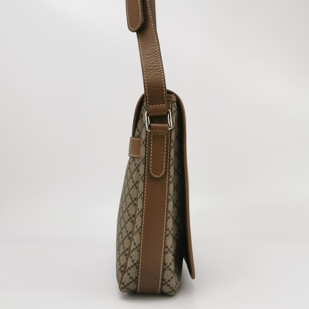 Gucci Leather Color Block Flap Shoulder Bag 250317781109659