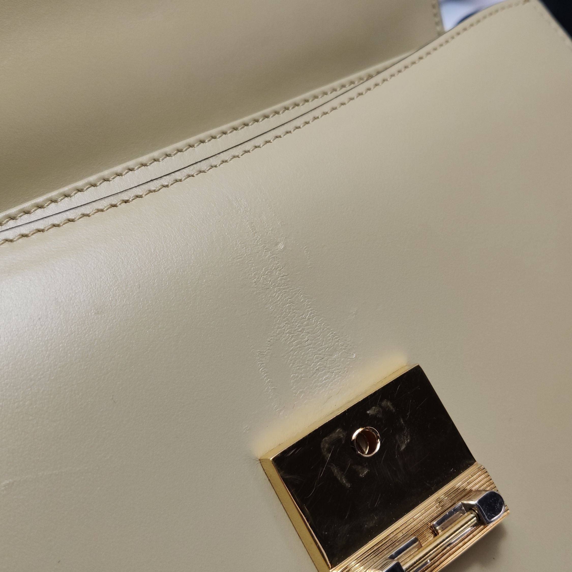Gucci Zumi Leather Two-Tone GG Horsebit Flap Crossbody Shoulder Bag 250319781112471