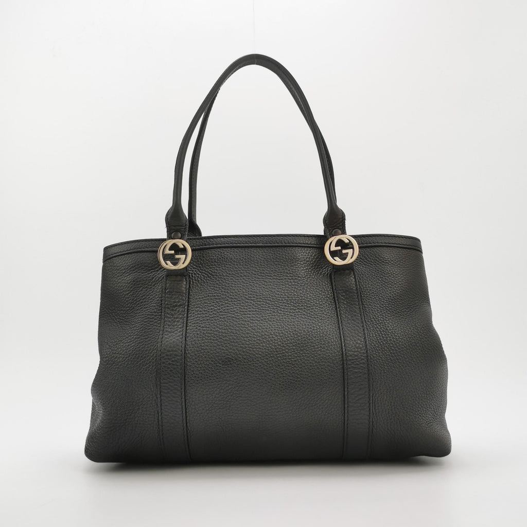 Gucci GG Logo Shoulder Bag in Leather 250319781112504