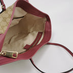 Gucci Bree Leather and Canvas GG Monogram Shoulder Bag 250319781111590