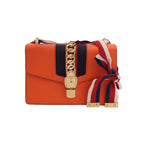 Gucci Sylvie Small Leather and Canvas Shoulder Bag 250319781111658