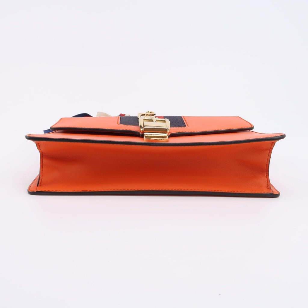 Gucci Sylvie Small Leather and Canvas Shoulder Bag 250319781111658