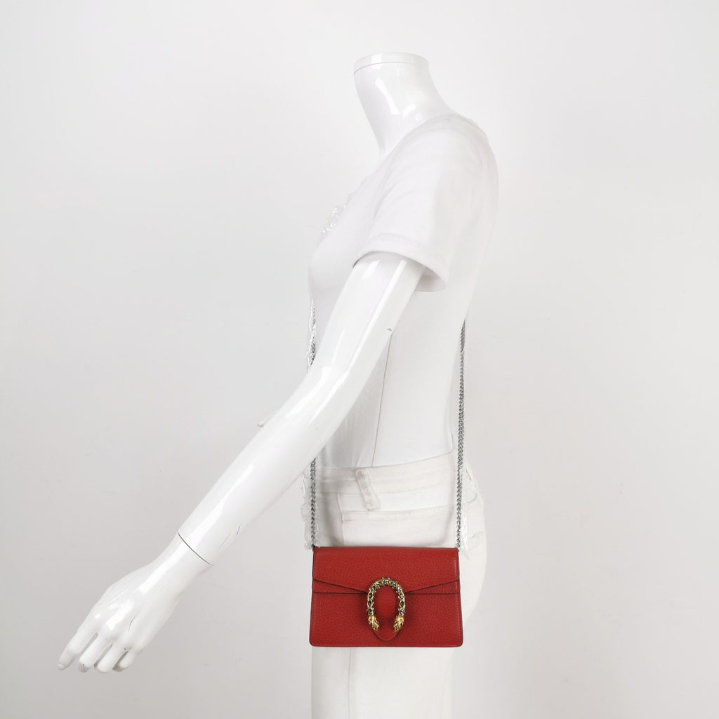 Gucci Dionysus Mini Bag in Leather with Double Tiger Head Buckle 250320781113782