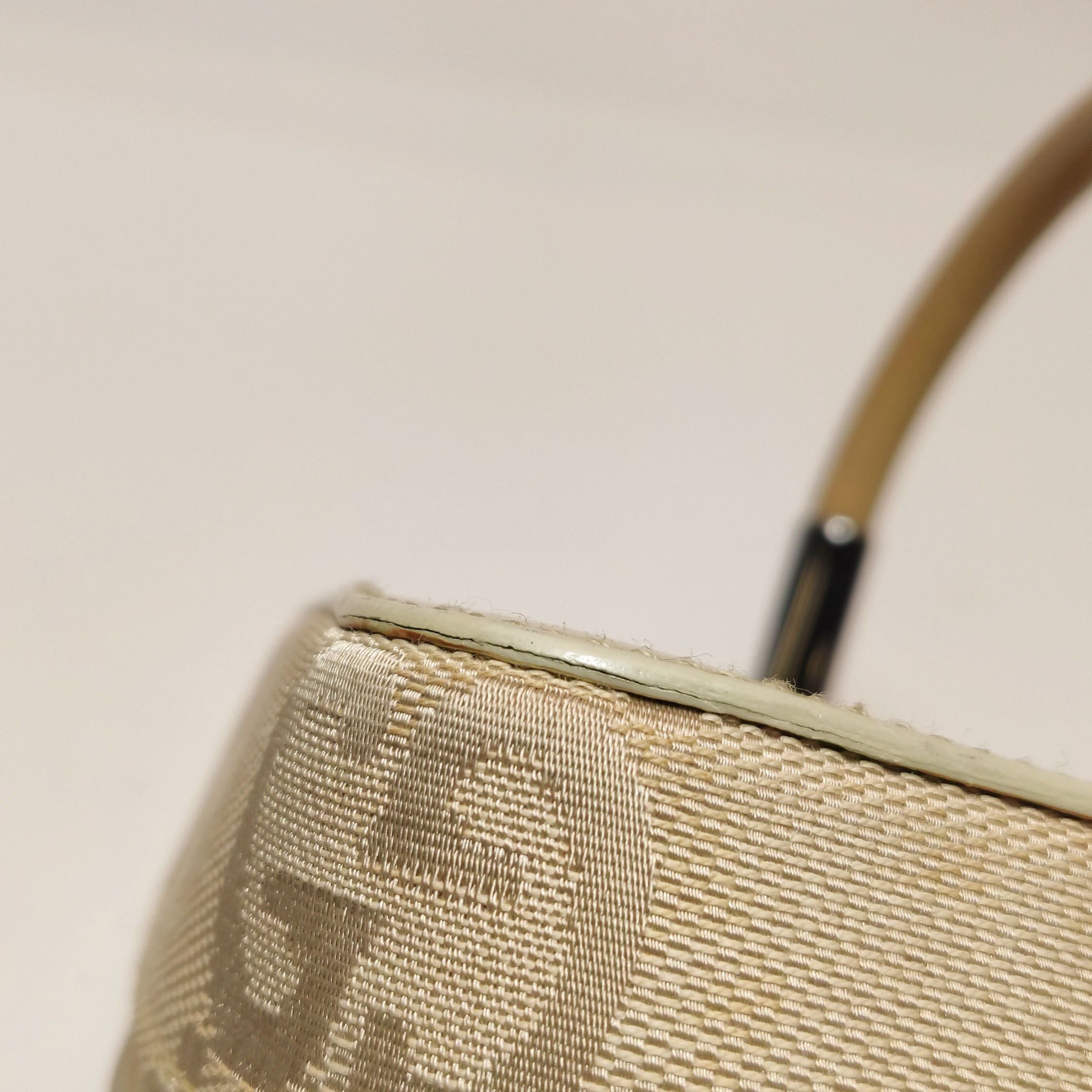 Gucci GG Canvas and Leather Vintage Box Bag 250313781103153