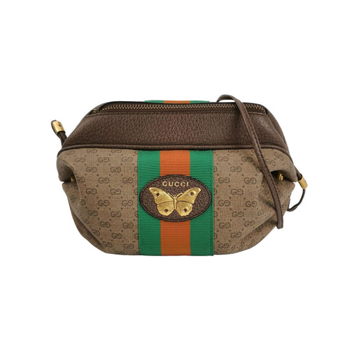 Gucci Candy Leather Nylon GG Monogram Butterfly Letter Logo Crossbody Shoulder Bag 250315781105633