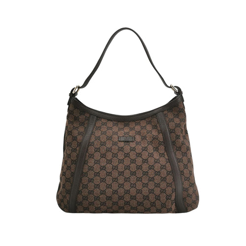 Gucci GG Canvas and Leather Shoulder Bag 250316781107927