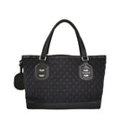 Gucci GG Embossed Shoulder Bag in Leather and Nylon 250315781106702