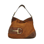 Gucci Suede and Leather Shoulder Bag 250316781107274