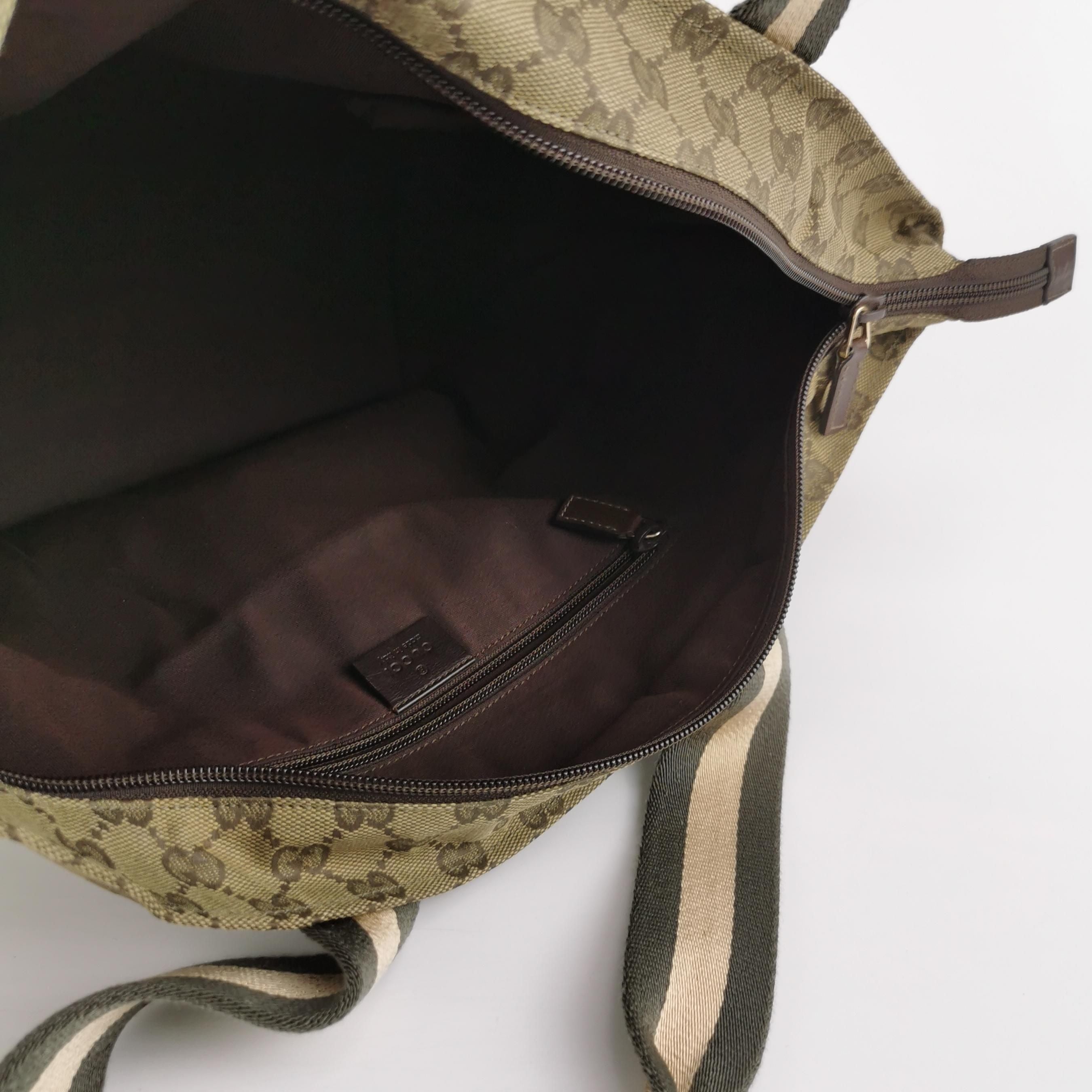 Gucci GG Canvas and Leather Shoulder Bag 250314781105164
