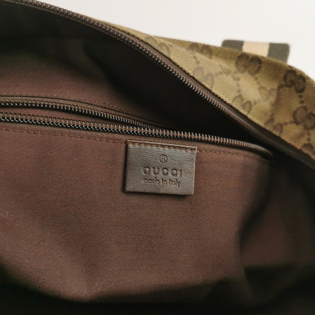Gucci GG Canvas and Leather Shoulder Bag 250314781105164
