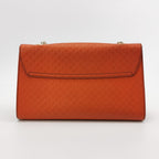 Gucci Emily Medium Leather Shoulder Bag with Signature Embossing and Tassel Horsebit Detail 250316781107553