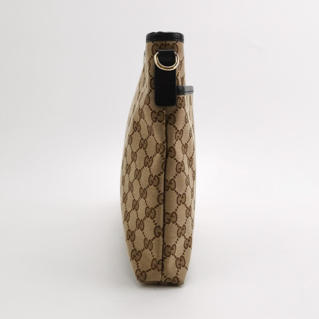 Gucci GG Canvas and Leather Shoulder Bag 250317781109078