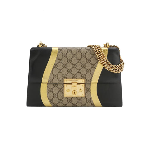Gucci Padlock Leather GG Monogram Shoulder Bag 250315781106685