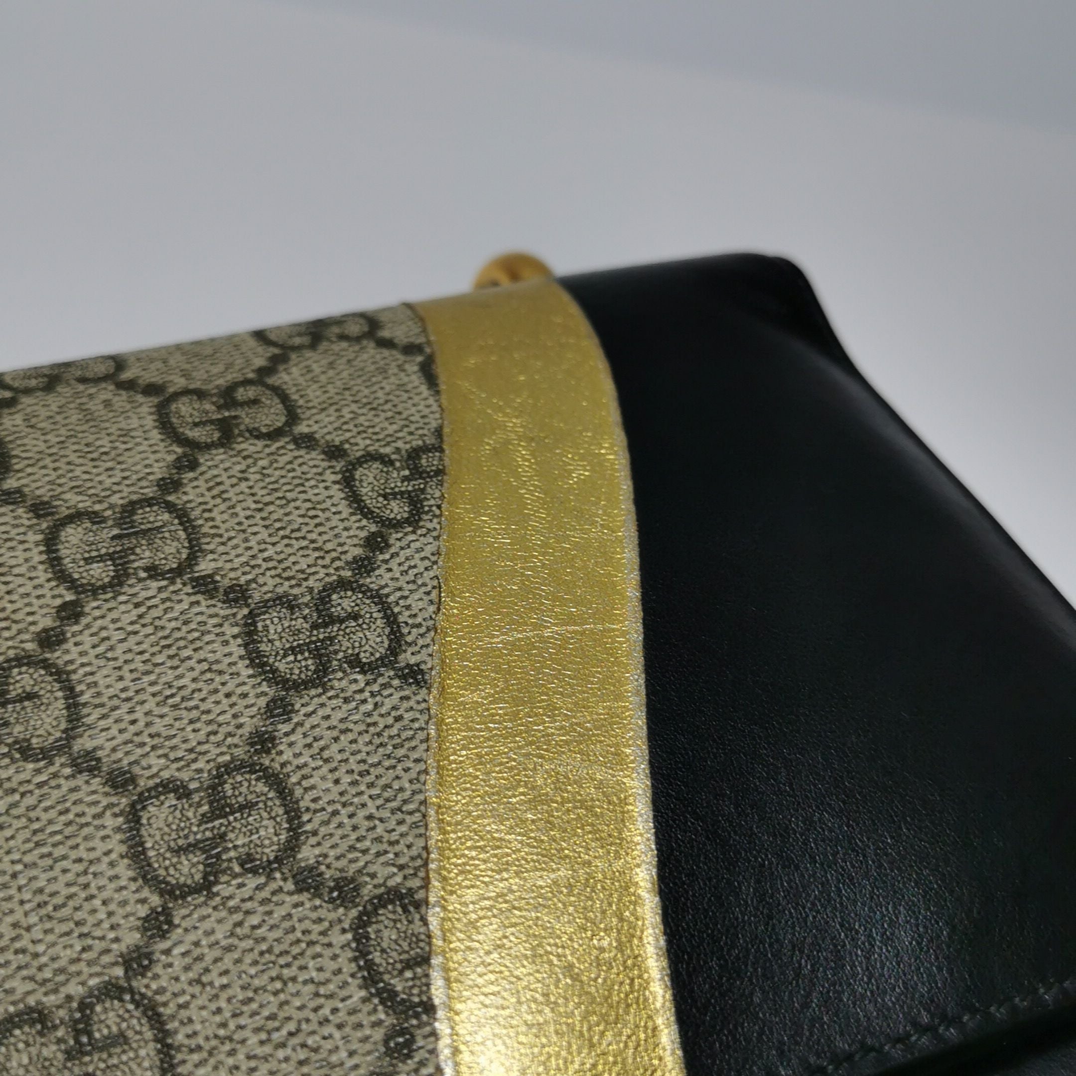 Gucci Padlock Leather GG Monogram Shoulder Bag 250315781106685