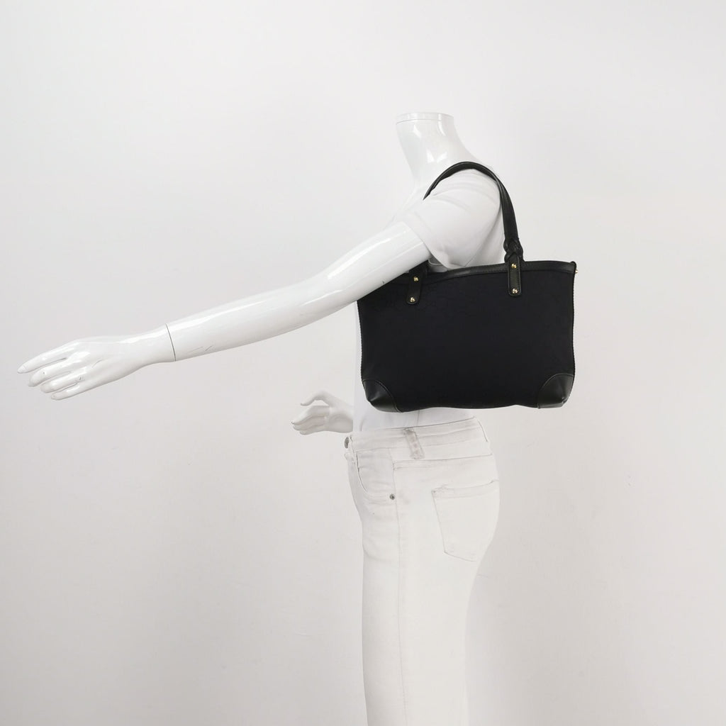 Gucci GG Canvas and Leather Shoulder Bag 250316781107935