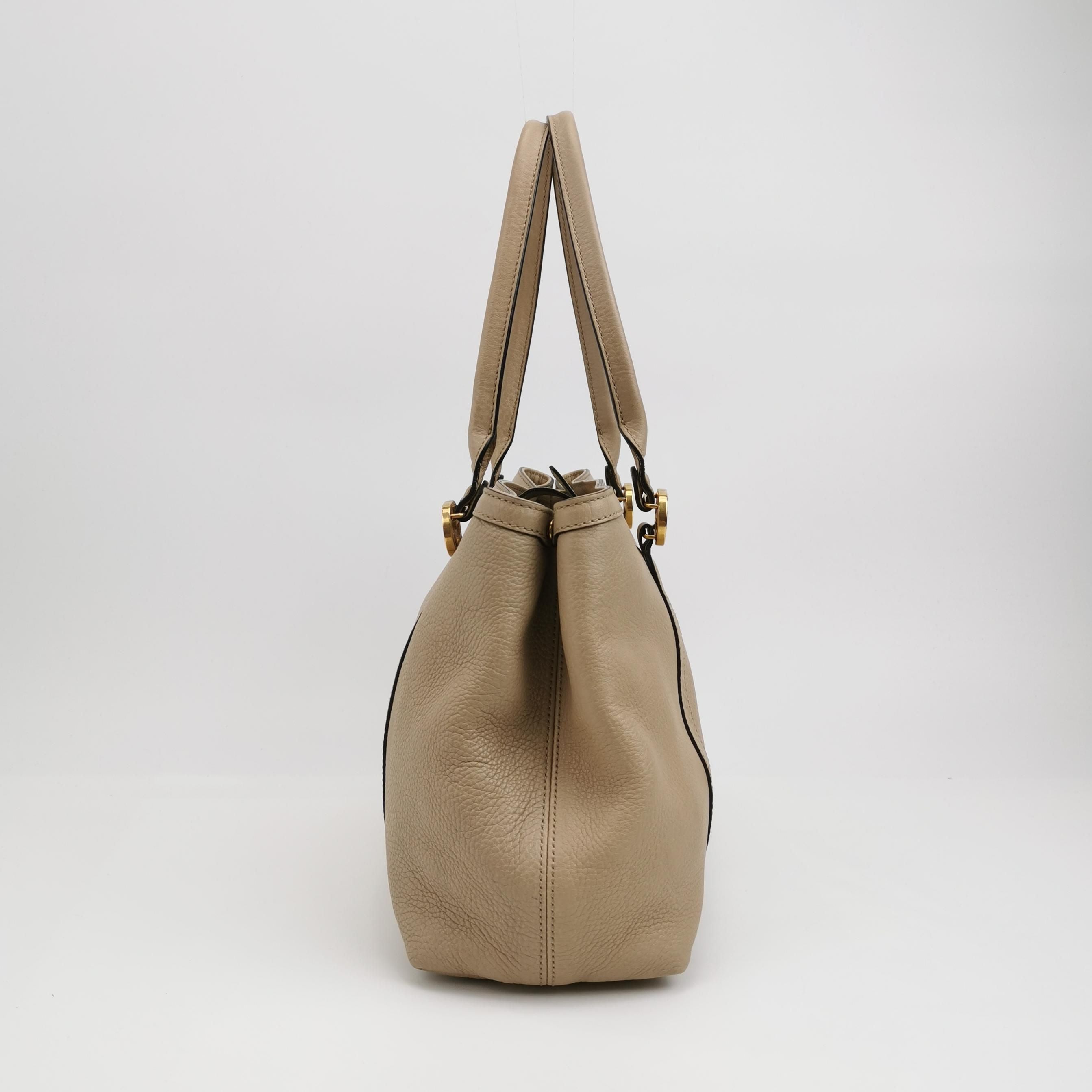Gucci GG Interlocking Shoulder Bag in Leather 037851600054