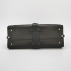 Gucci Leather Solid Snap Top Handle Bag 250316781107328