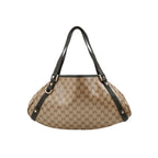 Gucci Abbey Leather Coated Canvas GG Monogram D-Ring Shoulder Bag 250314781104125