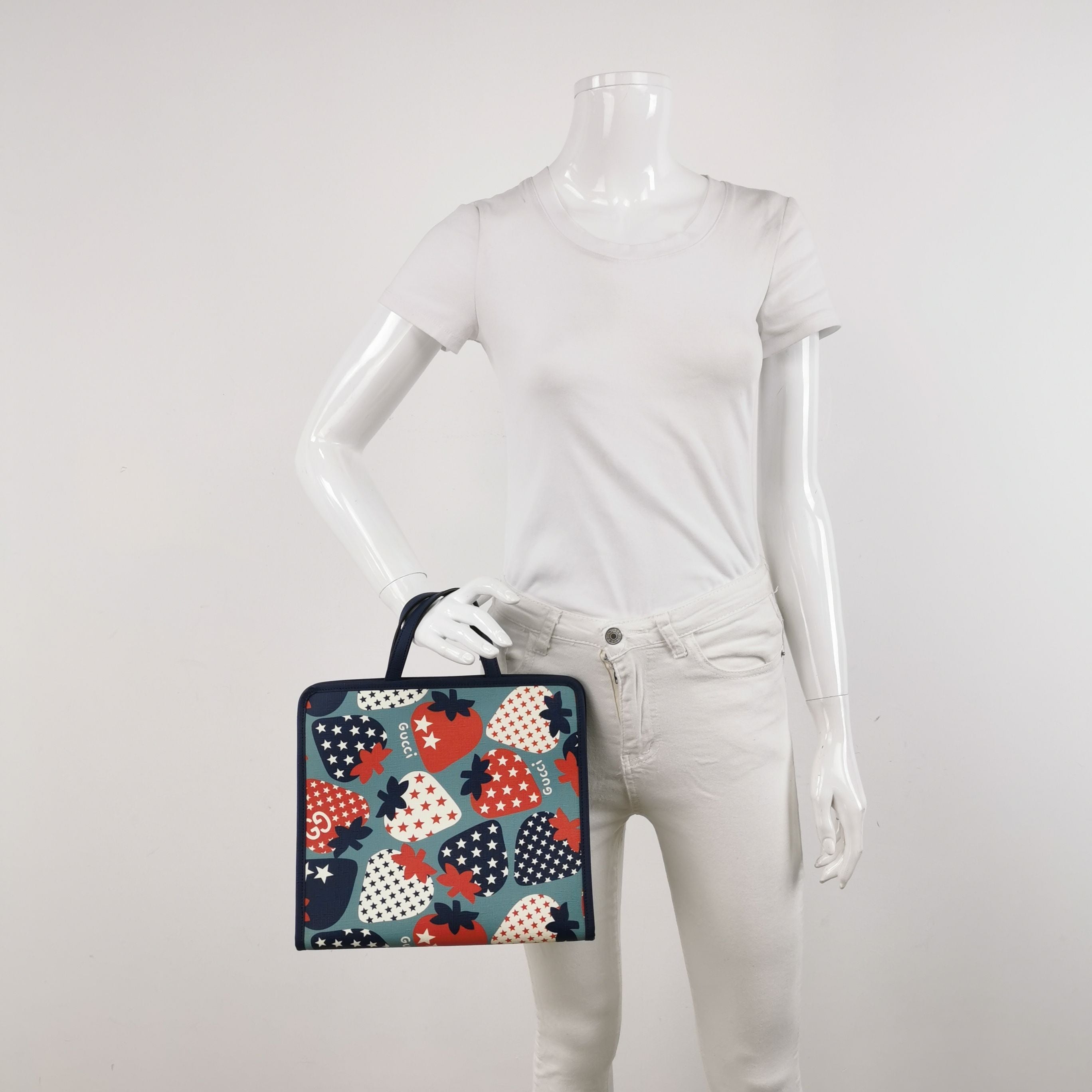 Gucci Strawberry Star Print Children's Handbag 250314781104620