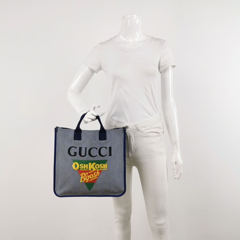 Gucci OshKosh B'gosh Collaboration Leather and Canvas Children's Handbag 250314781105279