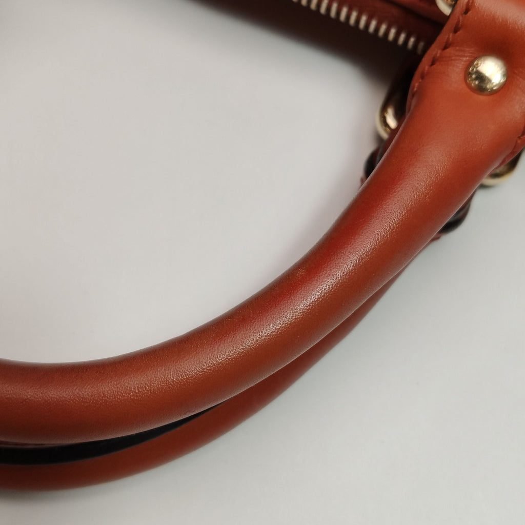 Gucci Leather Monogram Logo Zip Top Handle Bag 250314781105012