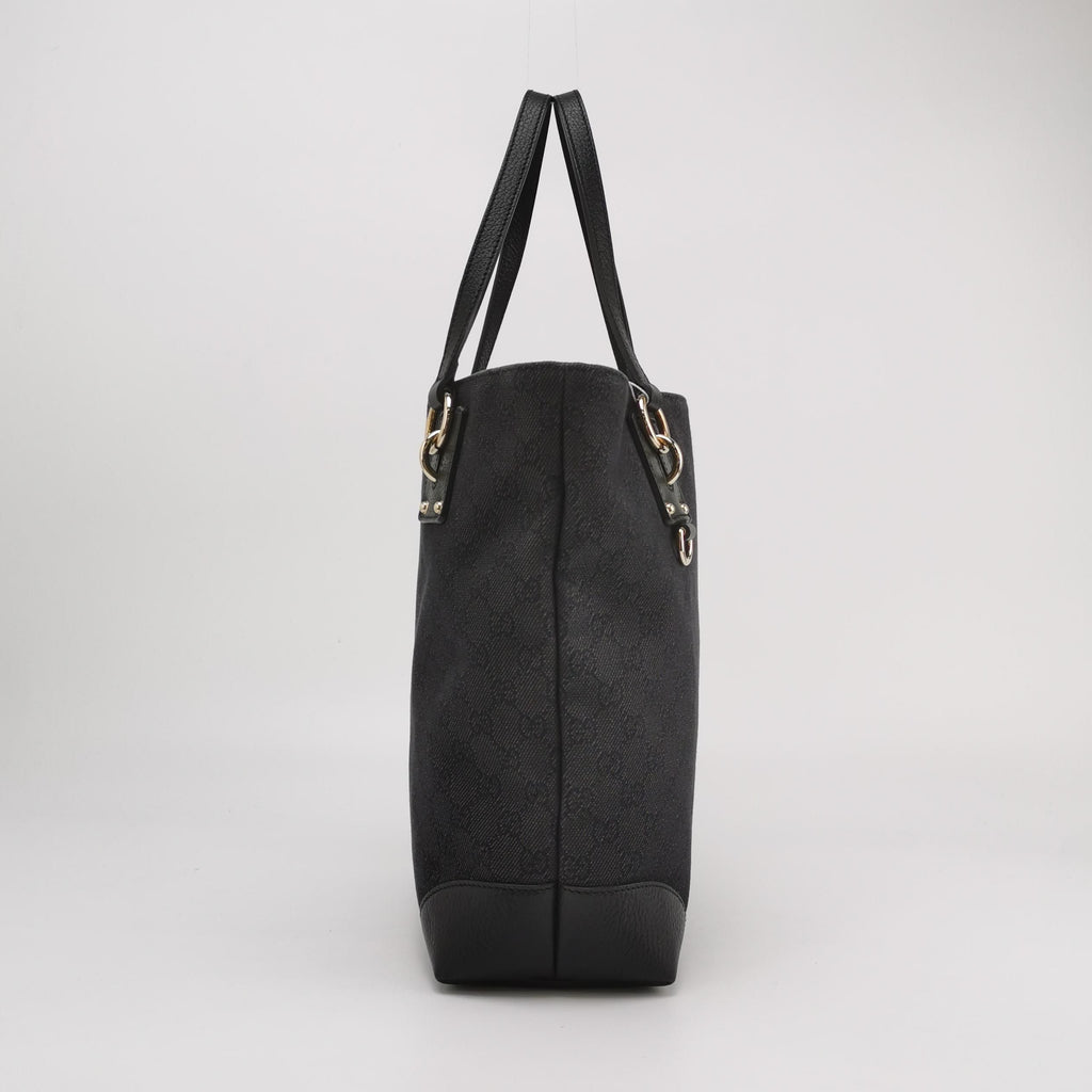 Gucci Leather Canvas GG Monogram Metal D-Ring Shoulder Bag Handbag 250314781104462