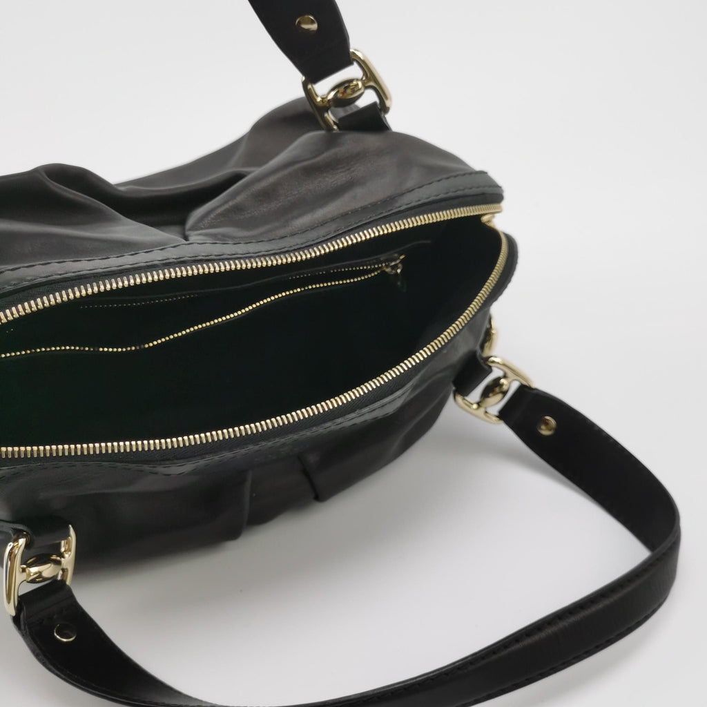 Gucci Leather Solid Letter Logo Shoulder Bag 250310781098718